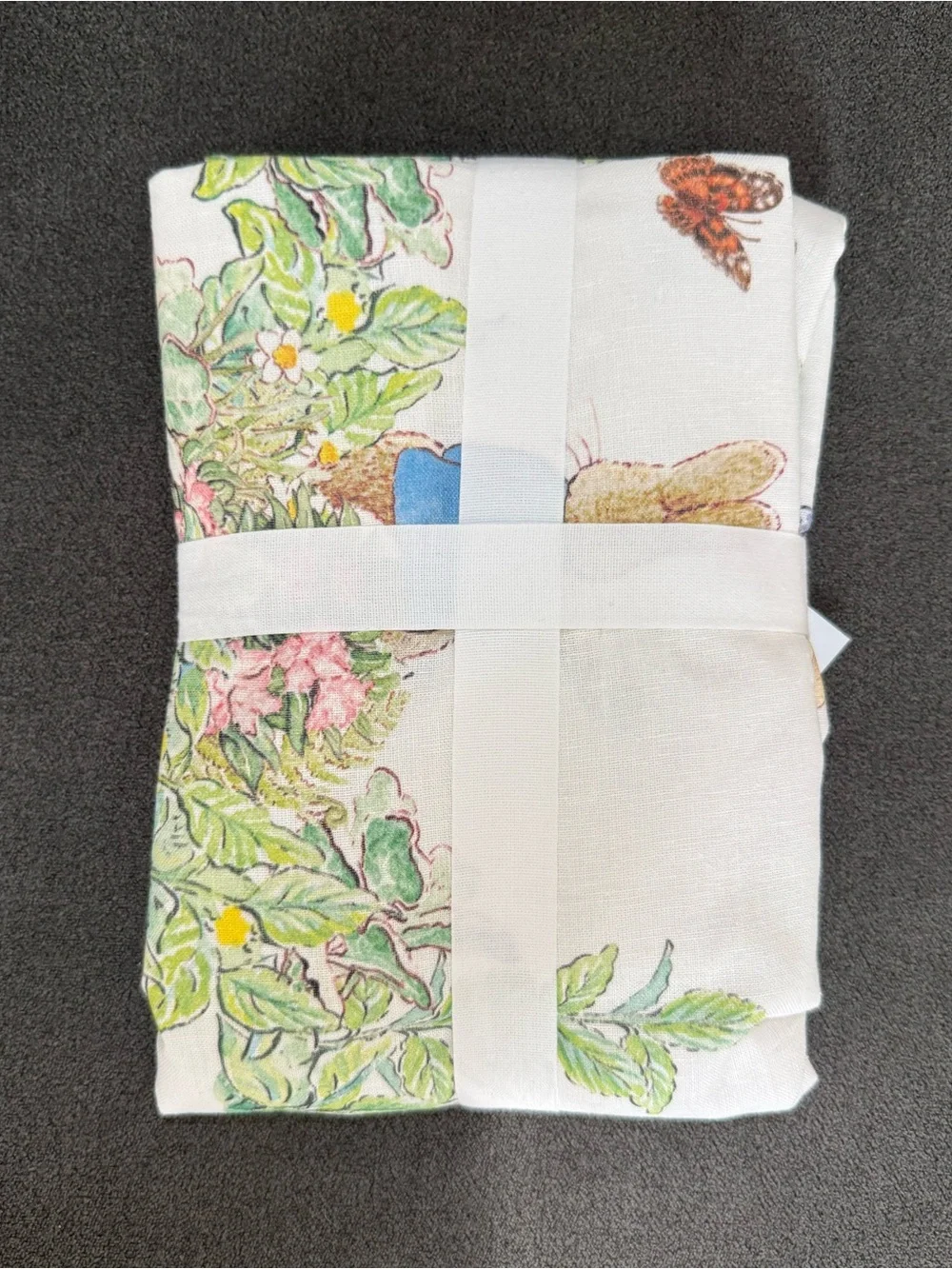Pottery Barn Peter Rabbit Cotton/Linen Table Runner